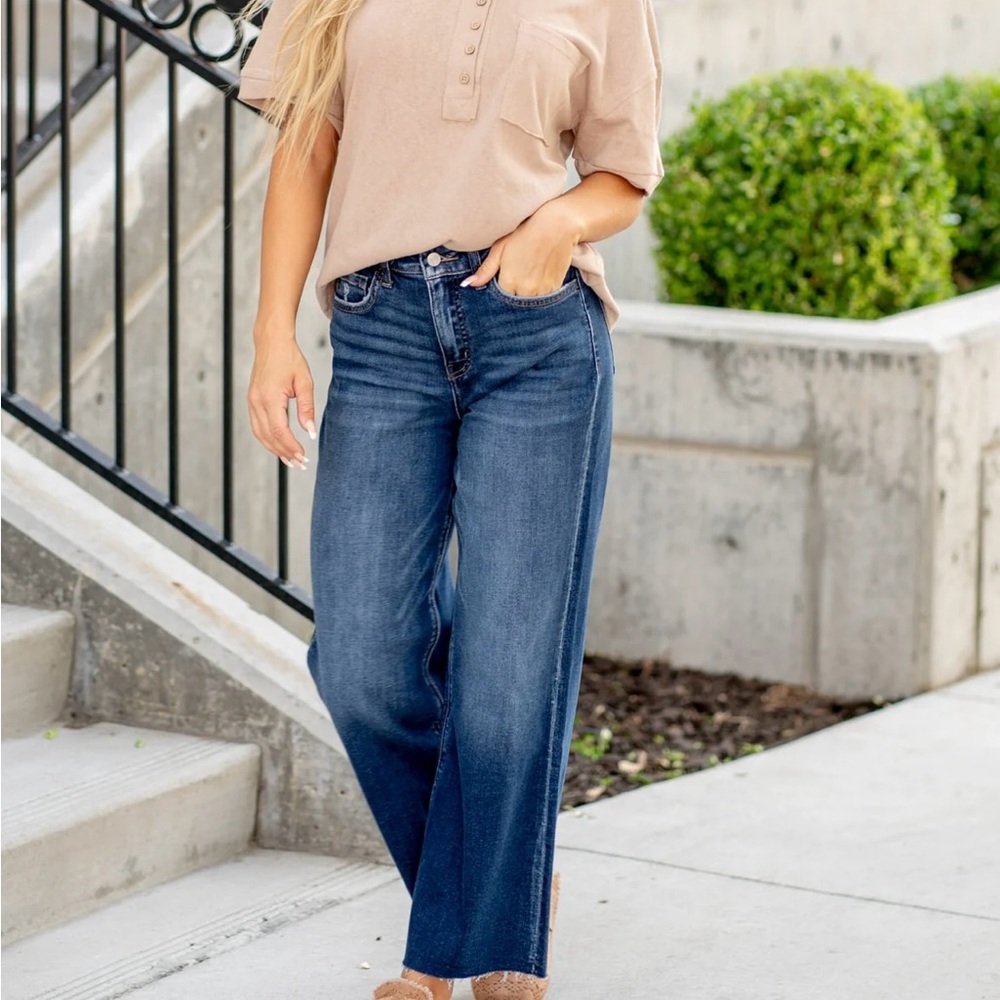 Lovervet by VERVET wideleg jeans
